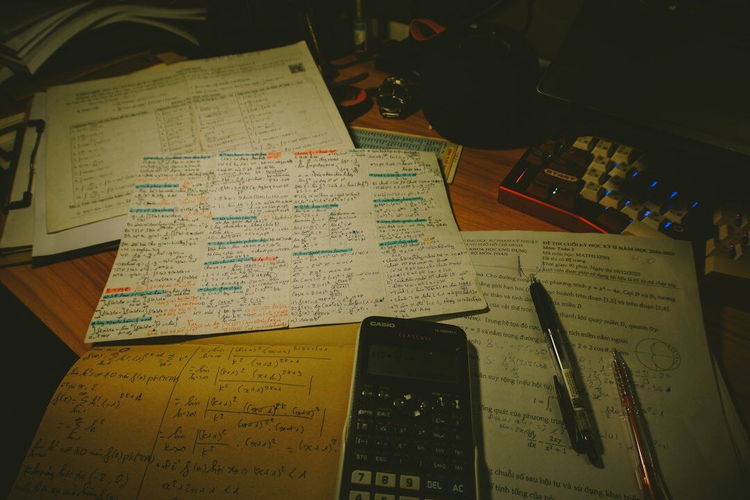 fact checking documents on desk